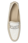 Fendi cream ‘O'Lock’ Moccasins