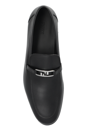 Fendi Buty `O`Lock` typu `loafers`