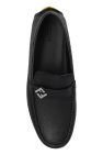 Fendi BLACK Leather Loafers