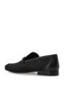 Fendi BLACK Shoes OLock type loafers