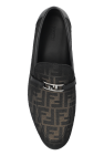 Fendi BLACK Shoes OLock type loafers