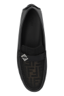 Fendi BLACK Leather Loafers