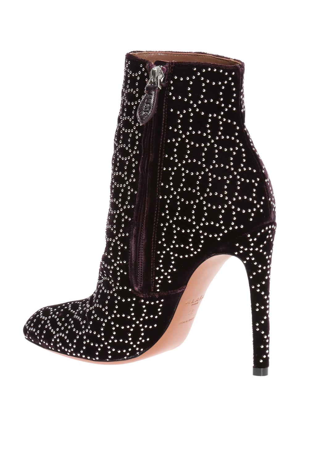 alaia studded boots