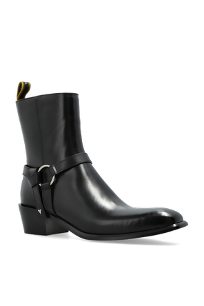 Fendi Lederstiefeletten ‘Double O’