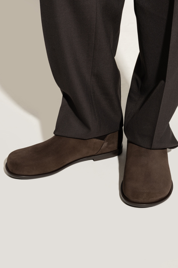 Fendi Suede ankle boots `FF Squared`