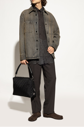 Fendi Suede ankle boots `FF Squared`