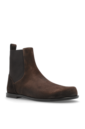 Fendi Suede ankle boots `FF Squared`