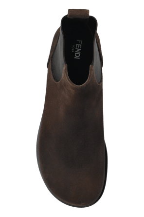 Fendi Suede ankle boots `FF Squared`