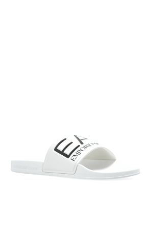 EA7 Emporio Armani Rubber flip-flops with logo