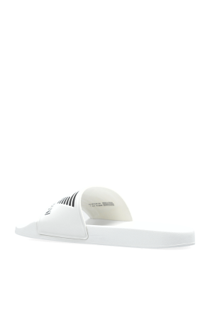 EA7 Emporio Armani Rubber flip-flops with logo
