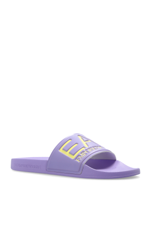 EA7 Emporio Armani Rubber flip-flops with logo