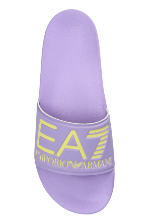 EA7 Emporio Armani Rubber flip-flops with logo