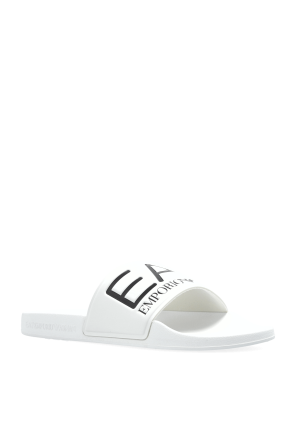EA7 Emporio Armani Rubber slides with logo