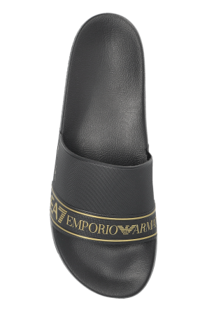EA7 Emporio Armani Rubber flip-flops with logo