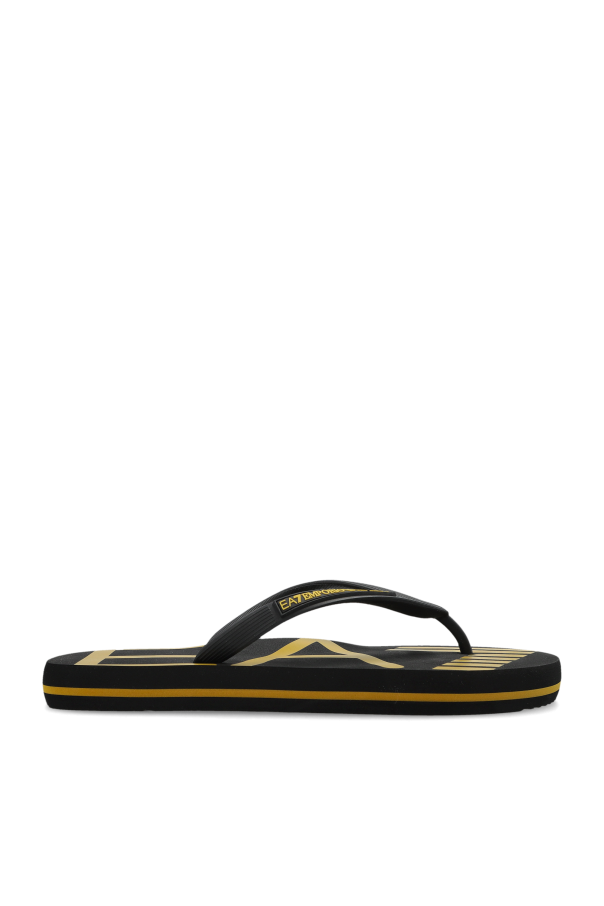 Rubber flip-flops with logo od EA7 Emporio Armani