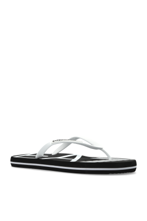 EA7 Emporio Armani Rubber slides with logo