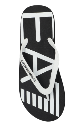 EA7 Emporio Armani Rubber slides with logo