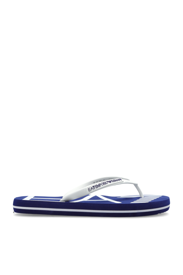 Rubber flip-flops with logo od EA7 Emporio Armani