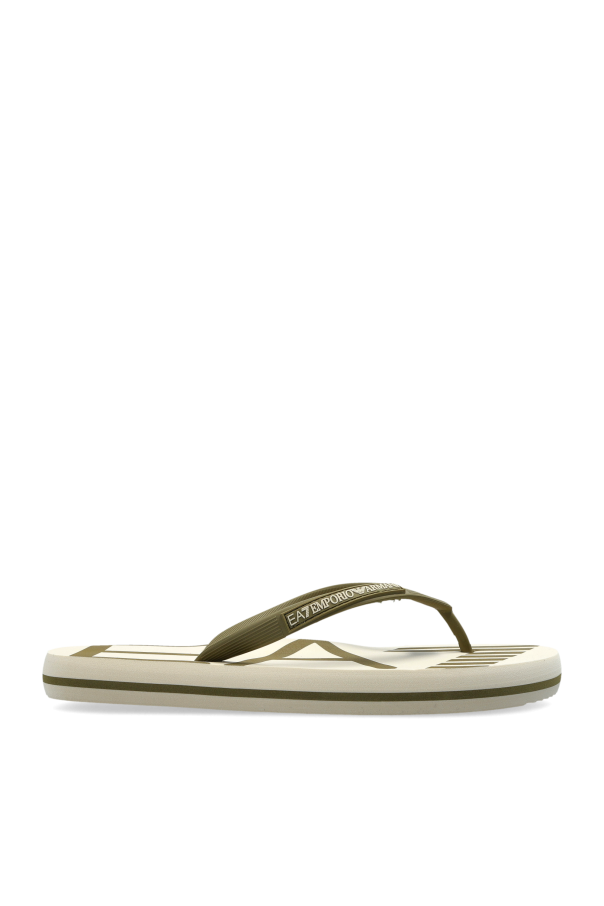 Rubber flip-flops with logo od EA7 Emporio Armani