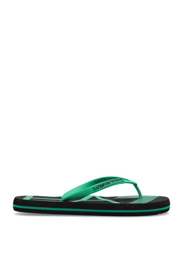 Rubber flip-flops with logo od EA7 Emporio Armani