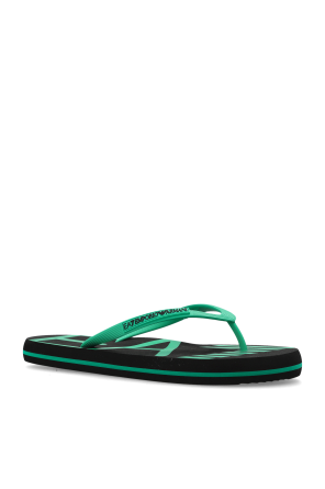 EA7 Emporio Armani Rubber flip-flops with logo