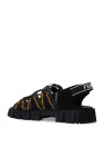 fendi tie Sandals with logo