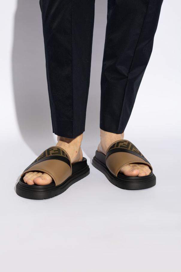 Fendi Slides with monogram