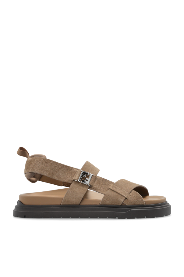 Fendi Sandalias de ante