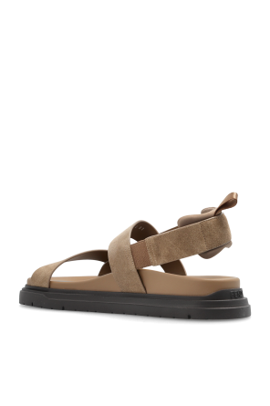 Fendi Sandalias de ante