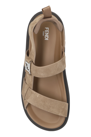 Fendi Sandalias de ante