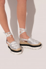 Stella McCartney SILVER ‘Gaia’ platform espadrilles