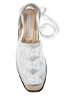 Stella McCartney SILVER ‘Gaia’ platform espadrilles