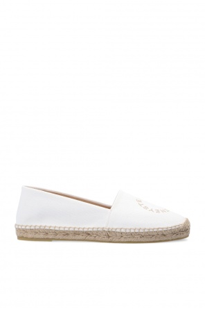 stella mccartney canvas and raffia platform espadrilles