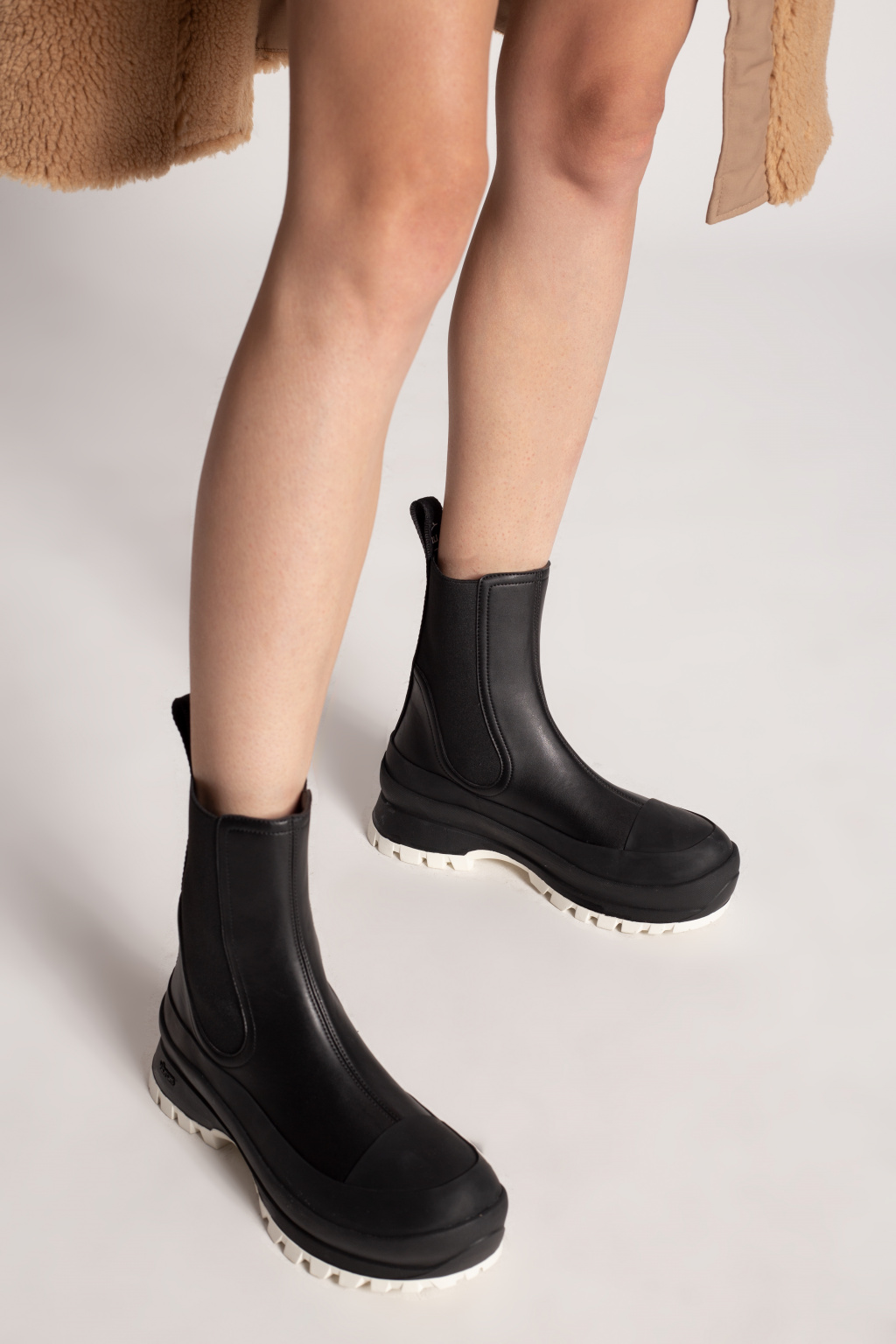 Stella McCartney Chelsea boots with logo