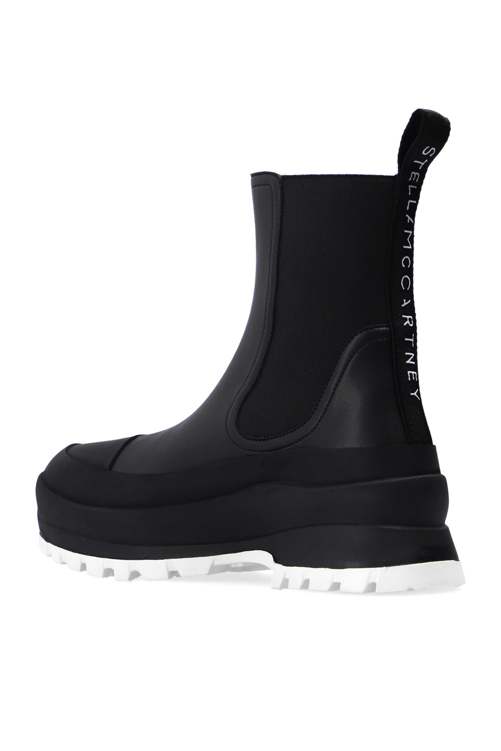 Stella McCartney Chelsea boots with logo