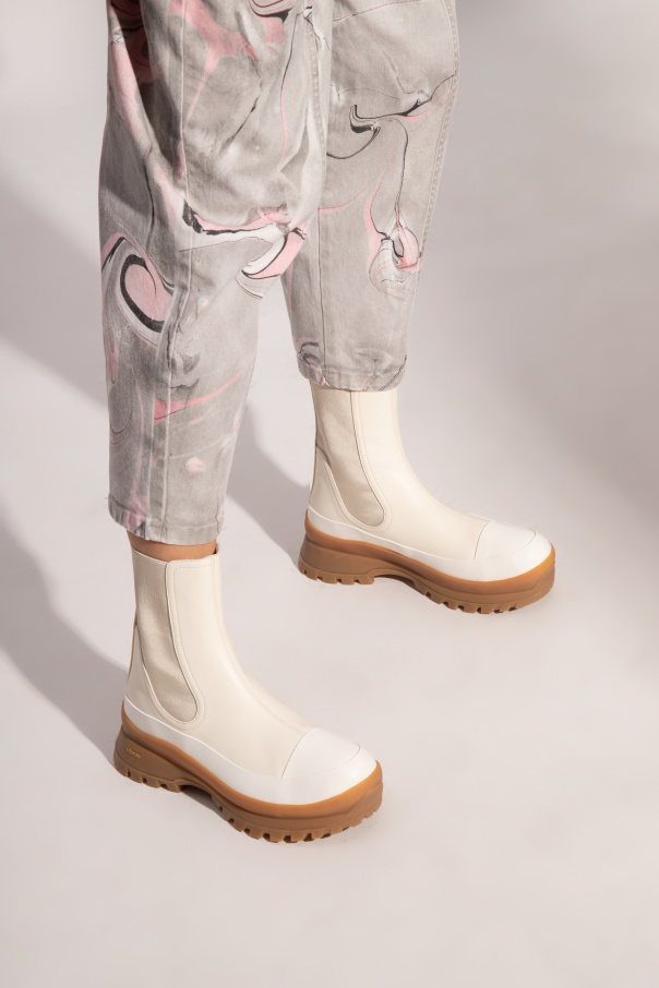 Stella McCartney ‘Trace’ ankle boots with logo