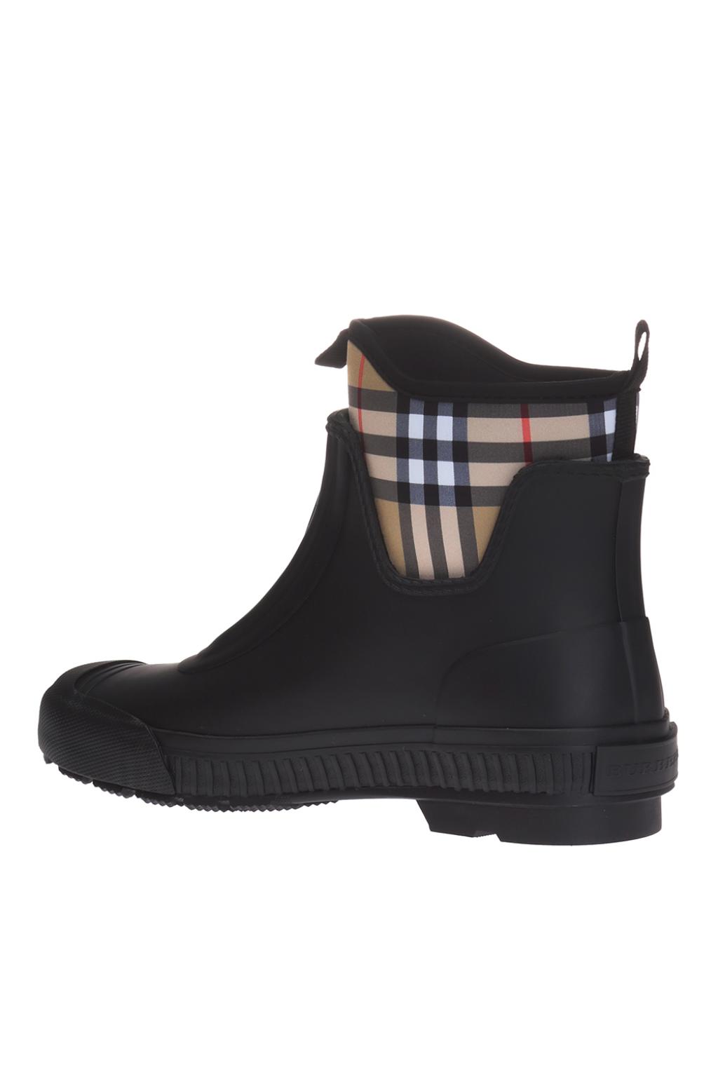 burberry Nero ‘Flinton’ short rain boots