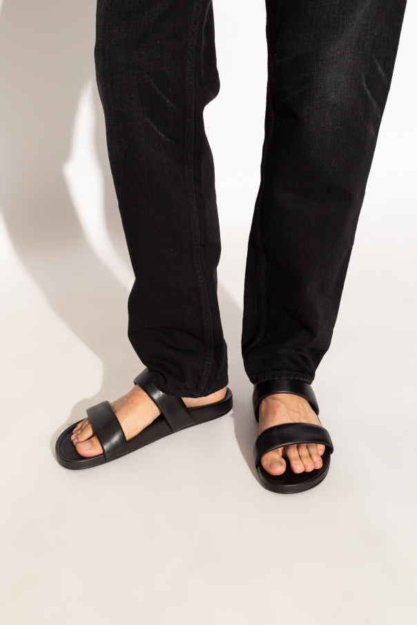 Saint Laurent Leather slides Nichols