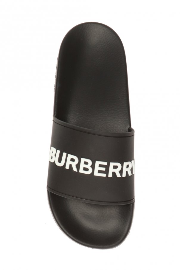 Black Logo slides Burberry - Vitkac France
