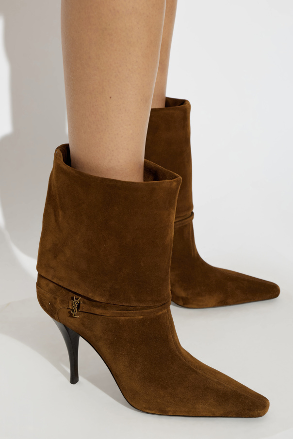 Saint Laurent Botines de tacón 'Niki'