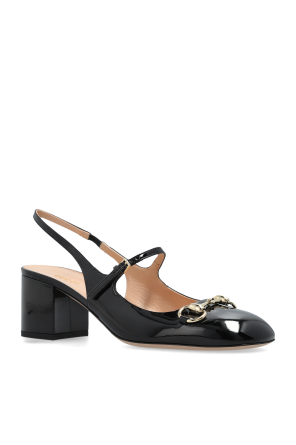 Gucci Skórzane buty na obcasie