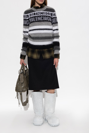 Balenciaga Cizmă de zăpadă "Alaska Fur"