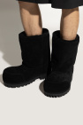 Balenciaga BLACK ‘Alaska Fur Low’ Snow Boots