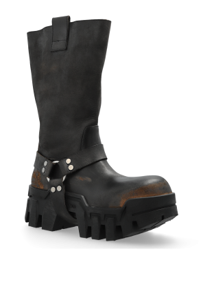 Balenciaga Leather boots Bulldozer