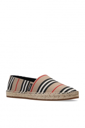 burberry Zip ‘Alport’ logo espadrilles