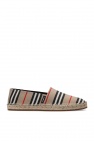 burberry buttoned ‘Alport’ logo espadrilles