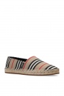 burberry buttoned ‘Alport’ logo espadrilles