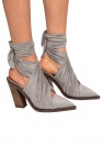 Burberry GREY Knotted mules