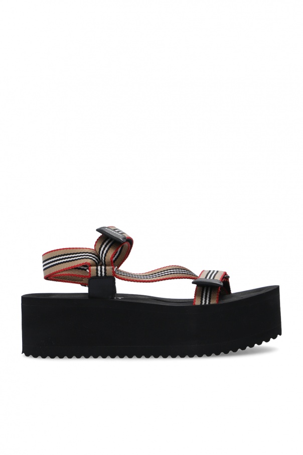 Black Platform sandals Burberry - Vitkac TW