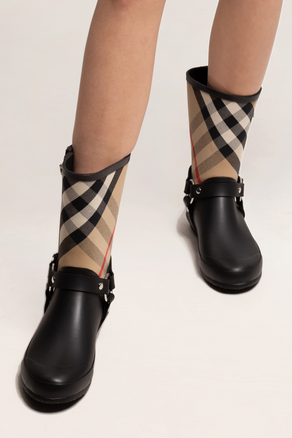 burberry swimsuit ‘House Check’ rain boots